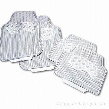 Metal Chrome Car Mats, Front Size of 71 x 46.5cm, Available in Different Sizes